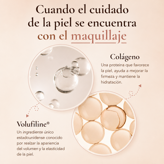 Base de maquillaje 2 en 1 con brocha integrada