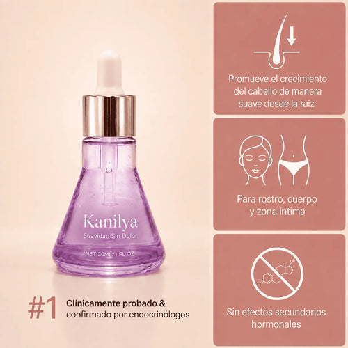 Detiene el crecimiento del vello de forma natural