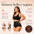 Braguita moldeadora de cintura alta — Control abdominal sin costuras