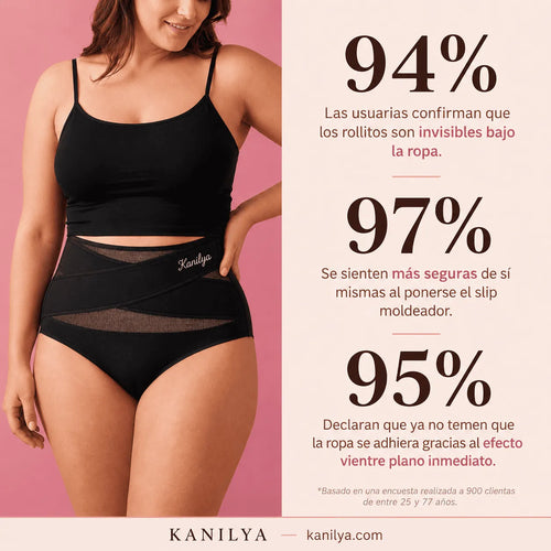 Braguita moldeadora de cintura alta — Control abdominal sin costuras
