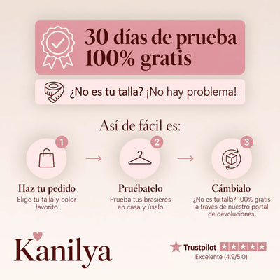 Kanilya Sujetador confort sin costuras ni aros