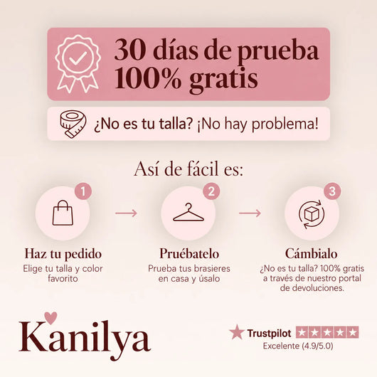 Kanilya Sujetador confort sin costuras ni aros