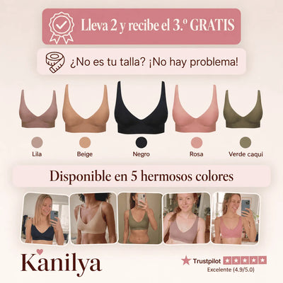 Kanilya Sujetador confort sin costuras ni aros