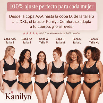 Kanilya Sujetador confort sin costuras ni aros