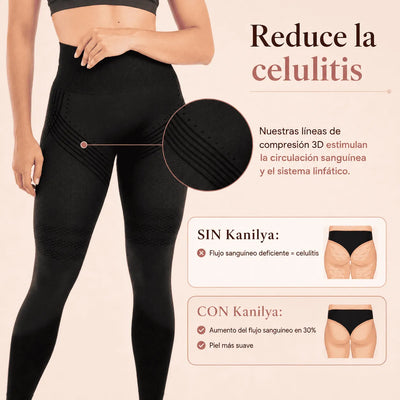 Leggings moldeadores 3D – Push-Up y anticelulitis