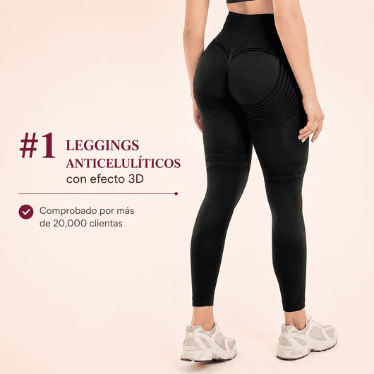 Leggings moldeadores 3D – Push-Up y anticelulitis