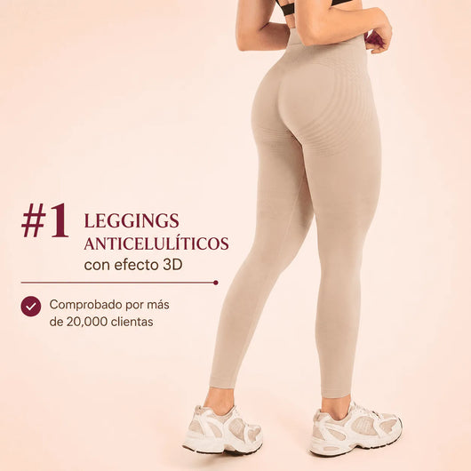 Leggings moldeadores 3D – Push-Up y anticelulitis