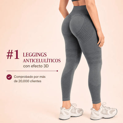 Leggings moldeadores 3D – Push-Up y anticelulitis