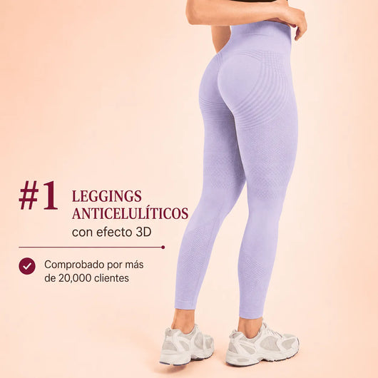 Leggings moldeadores 3D – Push-Up y anticelulitis