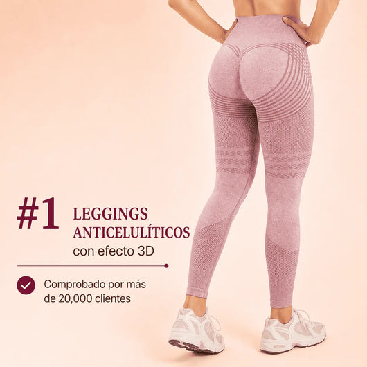 Leggings moldeadores 3D – Push-Up y anticelulitis
