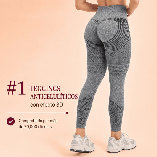 Leggings moldeadores 3D – Push-Up y anticelulitis