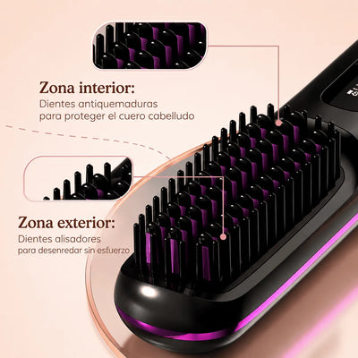La PRIMERA cepillo moldeador inteligente para cabello corto