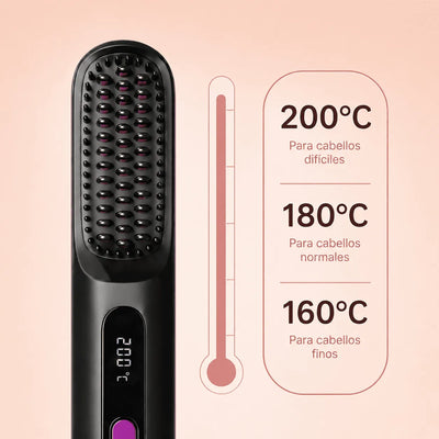 La PRIMERA cepillo moldeador inteligente para cabello corto