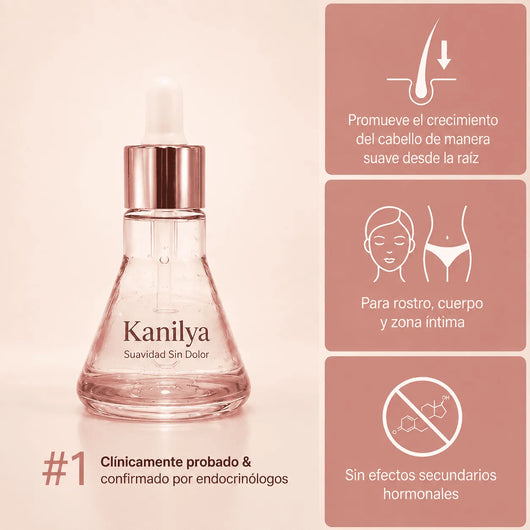 Detiene el crecimiento del vello de forma natural