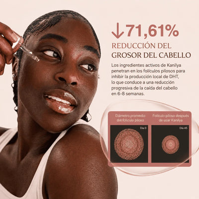 Detiene el crecimiento del vello de forma natural