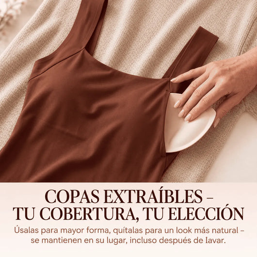 Camiseta Kanilya con sujetador integrado