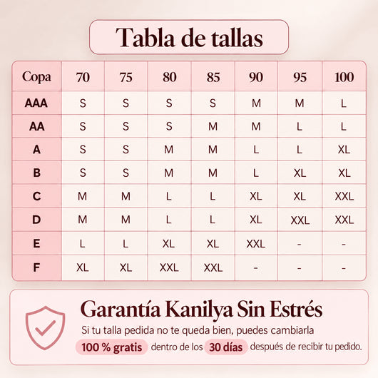 Kanilya Sujetador confort sin costuras ni aros