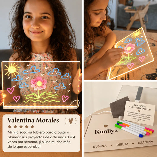 Pizarra de dibujo LED Kanilya™