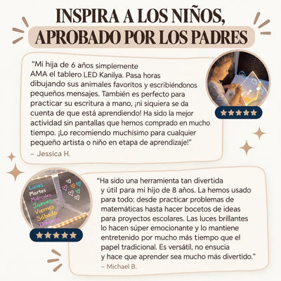 Pizarra de dibujo LED Kanilya™