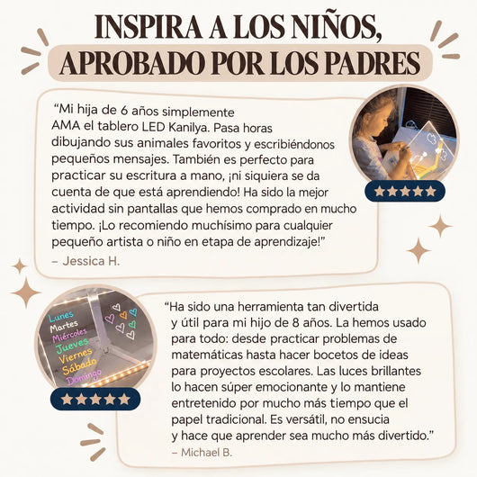 Pizarra de dibujo LED Kanilya™
