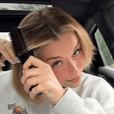 La PRIMERA cepillo moldeador inteligente para cabello corto